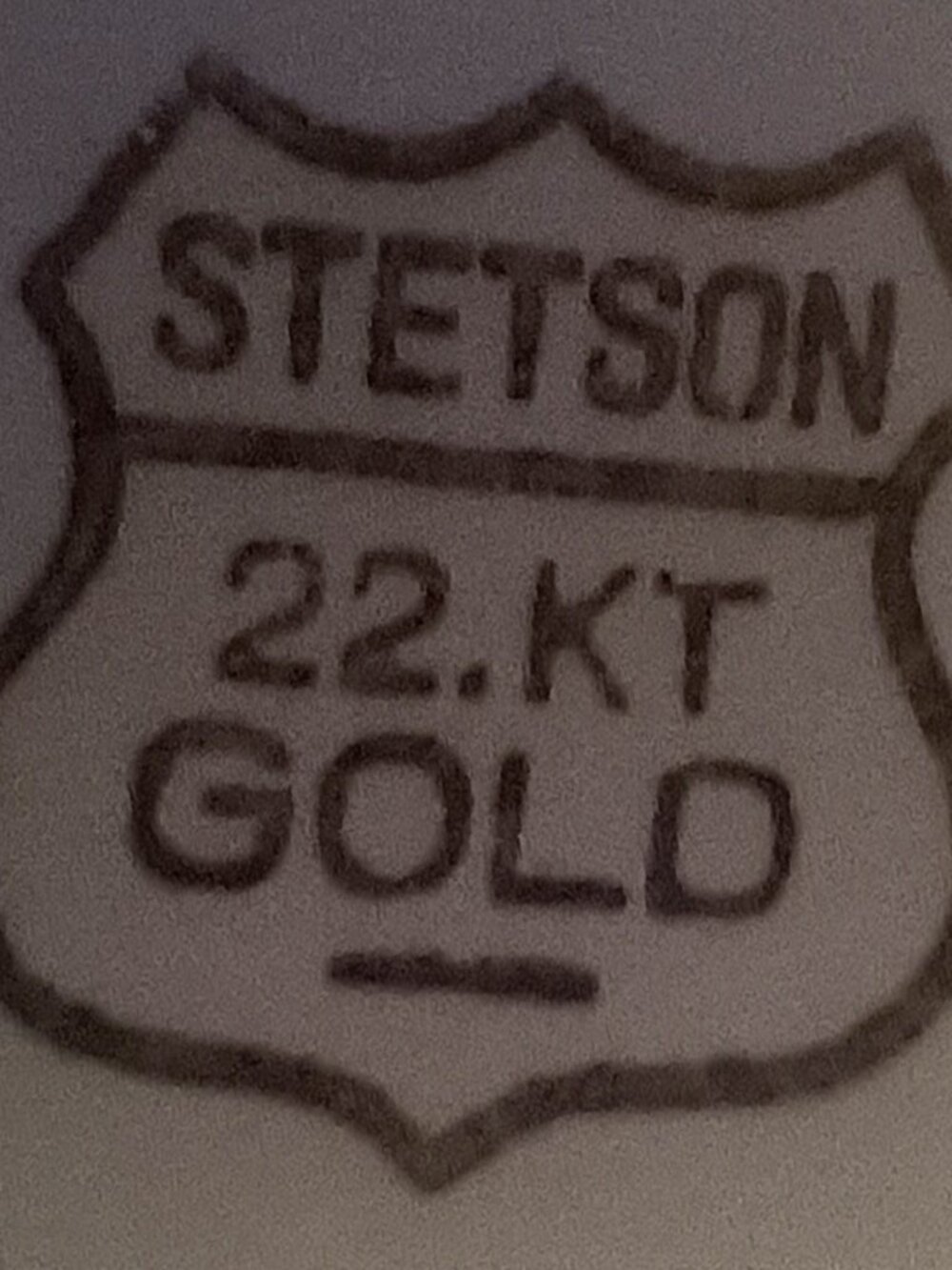 Vintage Stetson China 22Kt Gold 7” Saucers Set 4 Pc Set - Picture 2 of 4